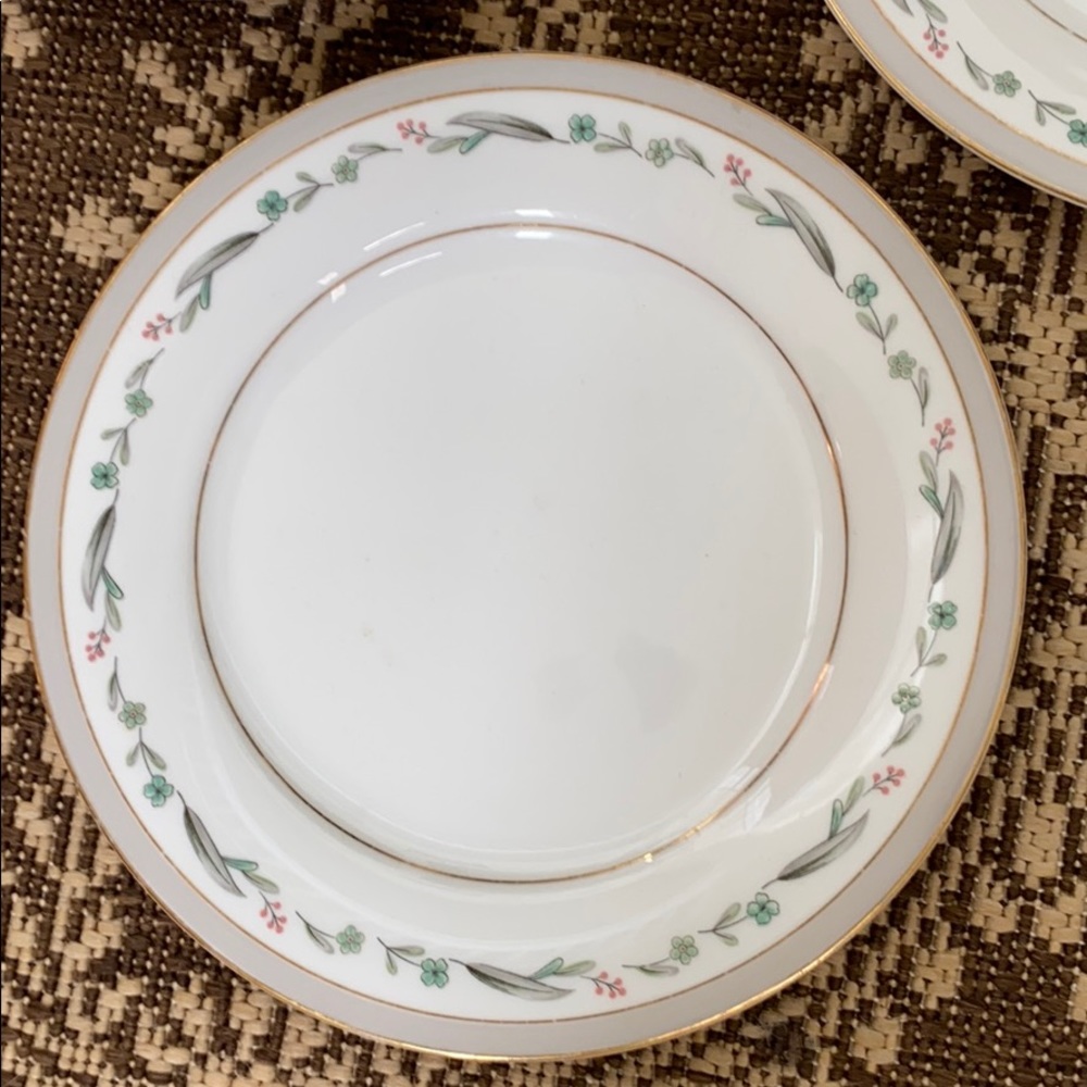 3 Noritake Brewster 8” Salad Plates 5645 Japan - Picture 6 of 10